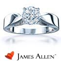 18k White Gold 2.1mm Timeless Engagement Solitaire Ring